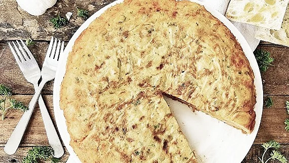 <div class="paragraphs"><p>اسپینش آملیٹ، تصویر سوشل میڈیا</p></div>