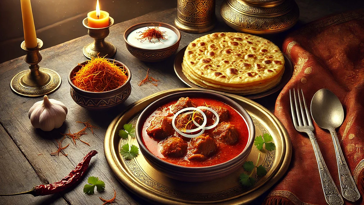 <div class="paragraphs"><p>زعفرانی قورمہ پراٹھا / علامتی تصویر / اے آئی</p></div>