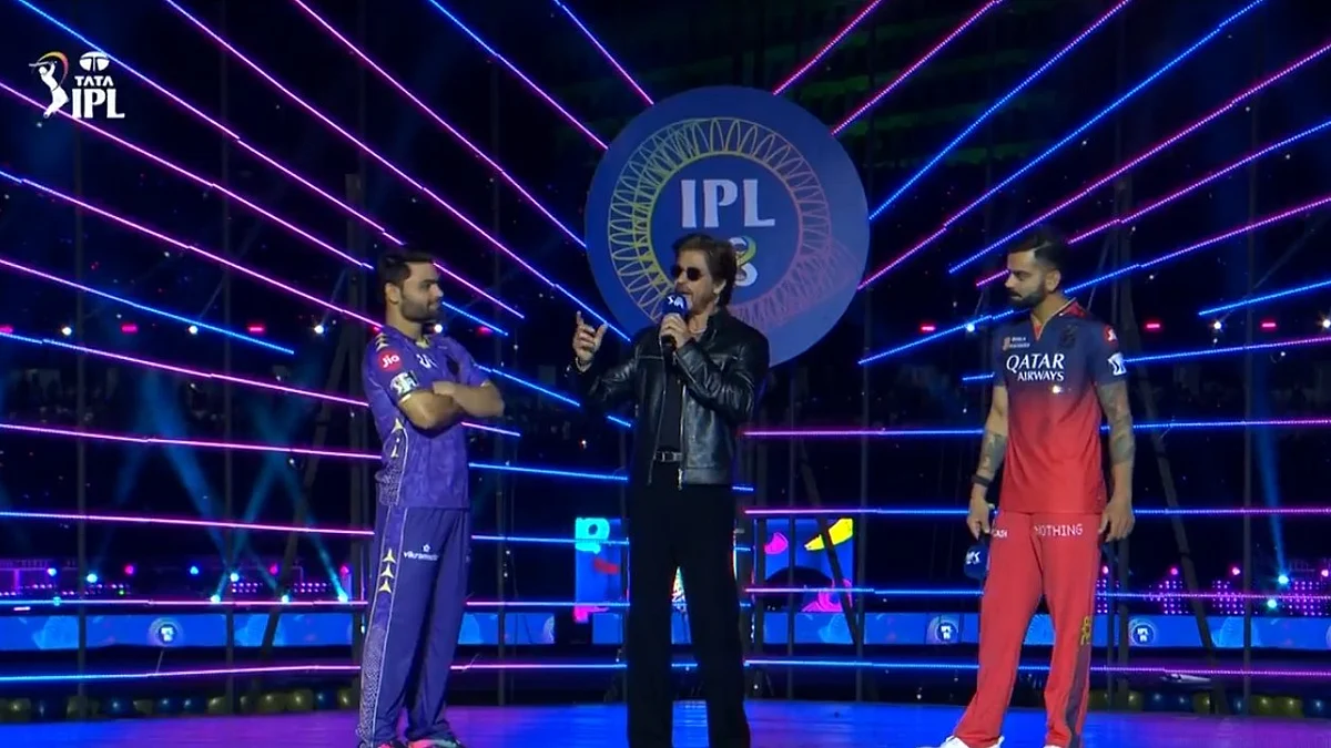 <div class="paragraphs"><p>آئی پی ایل 2025 کی افتتاحی تقریب کا منظر، ویڈیو گریب</p></div>