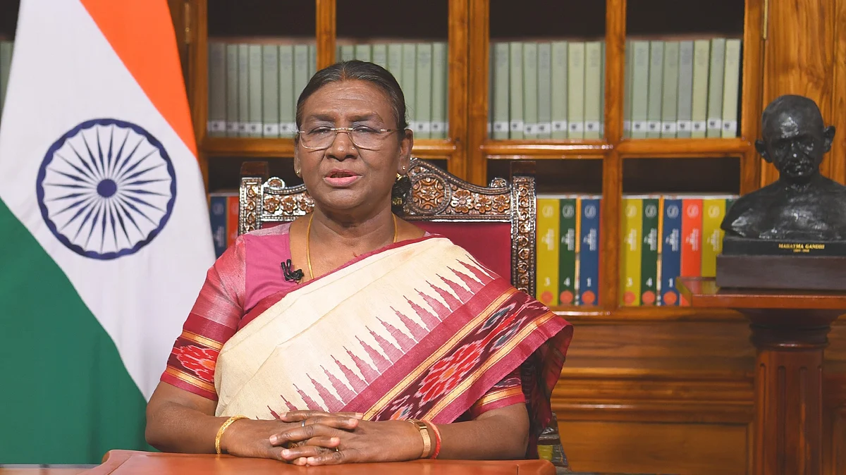 <div class="paragraphs"><p>صدر جمہوریہ دروپدی مرمو (فائل)، تصویر <a href="https://twitter.com/rashtrapatibhvn">@rashtrapatibhvn</a></p></div>