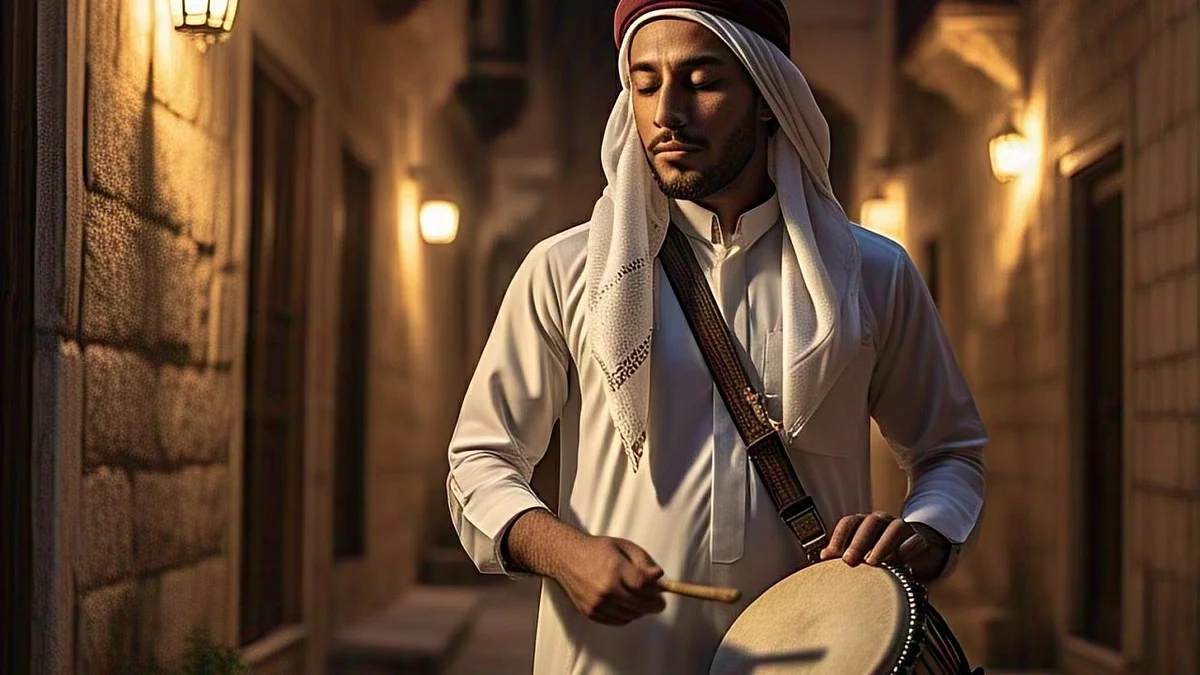 <div class="paragraphs"><p>مسحراتی، تصویر اے آئی</p></div>