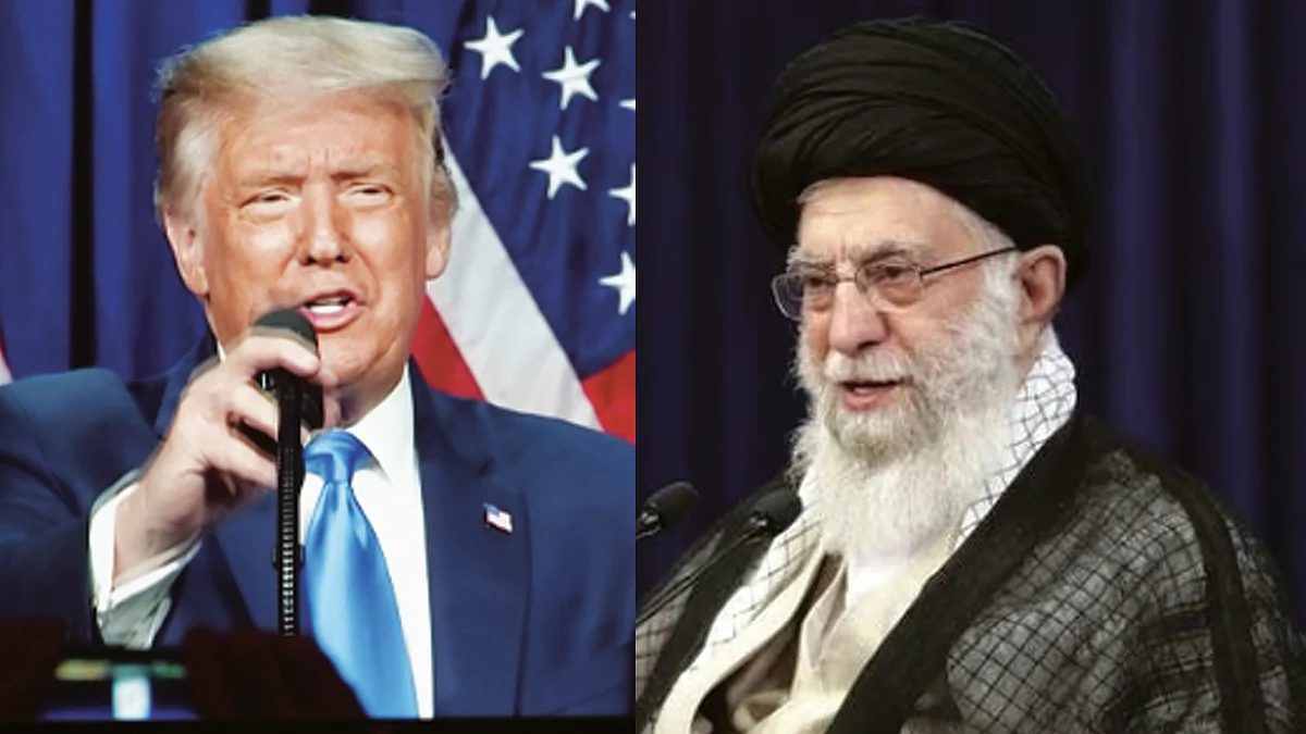 <div class="paragraphs"><p>علی خامنہ ای اور ڈونالڈ ٹرمپ (فائل)</p></div>