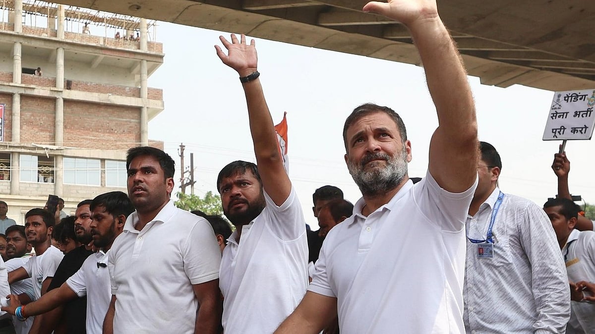 <div class="paragraphs"><p>’ہجرت روکو، ملازمت دو‘ پد یاترا میں شامل راہل گاندھی، کنہیا کمار اور دیگر، تصویر @RahulGandhi</p></div>