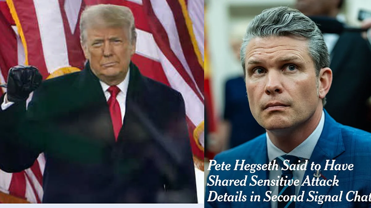 <div class="paragraphs"><p>پیٹ ہیگسیتھ / ڈونالڈ ٹرمپ (فائل)</p></div>