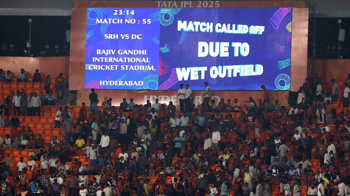 بارش سے لگا سن رائزرس حیدرآباد کو زبردست جھٹکا، سن رائزرس حیدرآباد پلے آف سے باہر