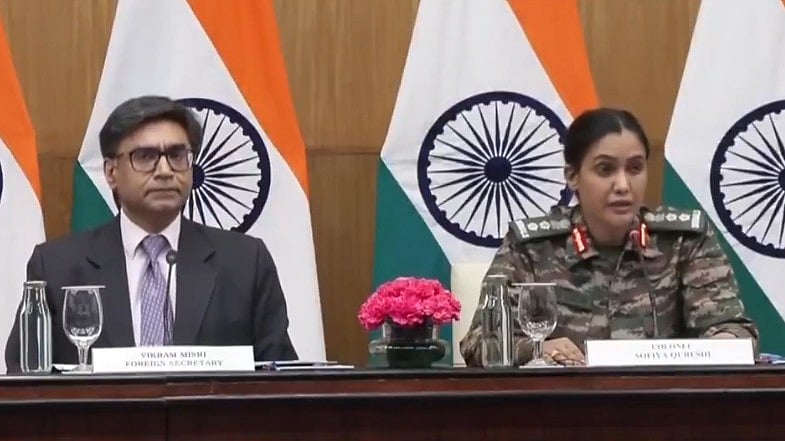 آپریشن سندور: وزارت داخلہ کی پریس بریفنگ، ’پاکستان کی اشتعال انگیزی کا منہ توڑ جواب دیا جا رہا‘