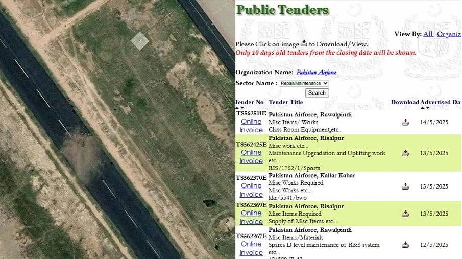 ’آپریشن سندور‘ کی کامیابی کا مزید ایک ثبوت آیا سامنے، پاکستان نے کئی ایئربیس کی مرمت کے لیے نکالا ٹنڈر