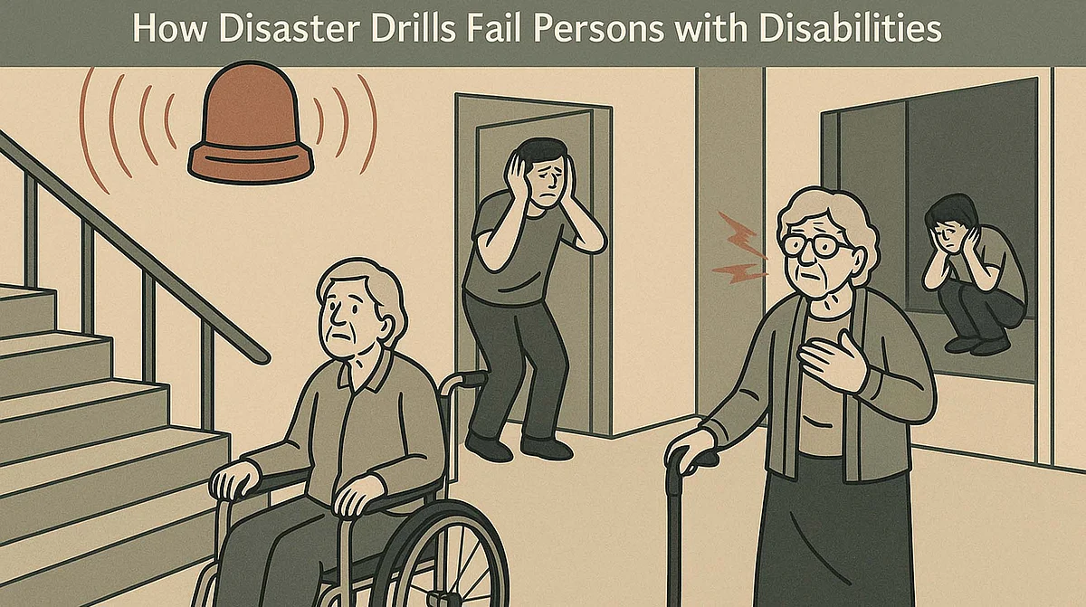 معذور افراد کو نظر انداز کرتی آفات سے بچاؤ کی مشقیں