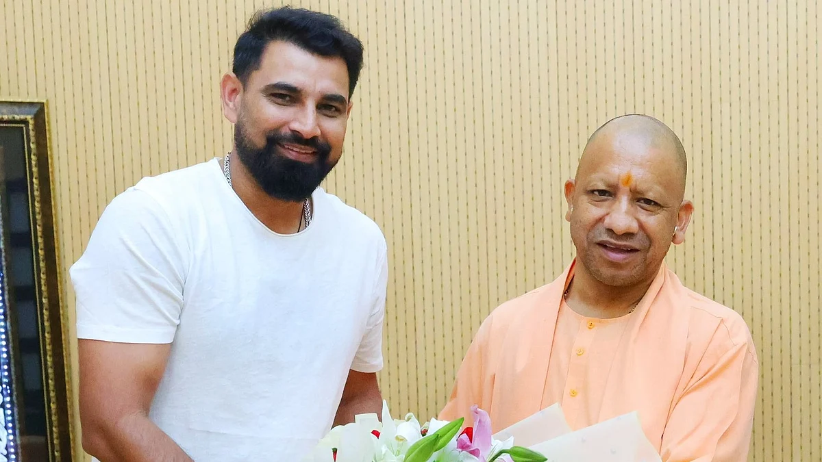 <div class="paragraphs"><p>محمد شامی اور اترپردیش کے وزیر یوگی آدتیہ ناتھ، تصویر بشکریہ @MdShami11</p></div>