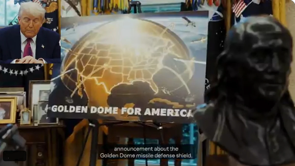 <div class="paragraphs"><p>گولڈن ڈوم / ویڈیو گریب ’ایکس‘</p></div>