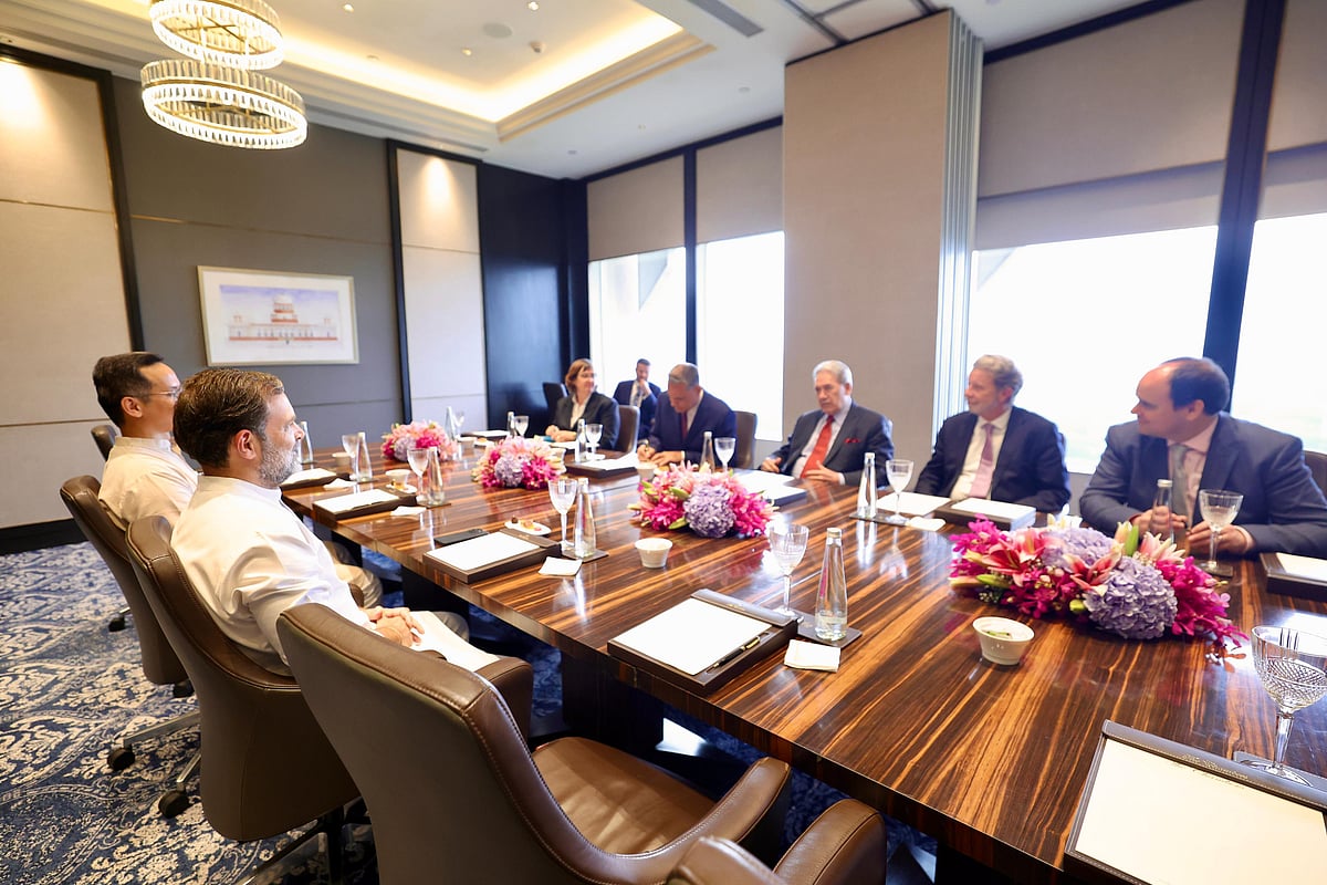 راہل گاندھی نے نیوزی لینڈ کے نائب وزیر اعظم ونسٹن پیٹرس سے کی ملاقات، اہم ایشوز پر ہوا تبادلہ خیال