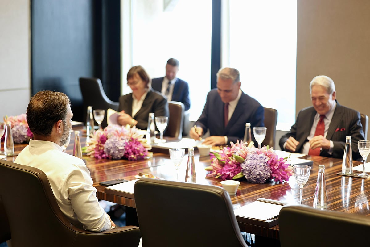 راہل گاندھی نے نیوزی لینڈ کے نائب وزیر اعظم ونسٹن پیٹرس سے کی ملاقات، اہم ایشوز پر ہوا تبادلہ خیال