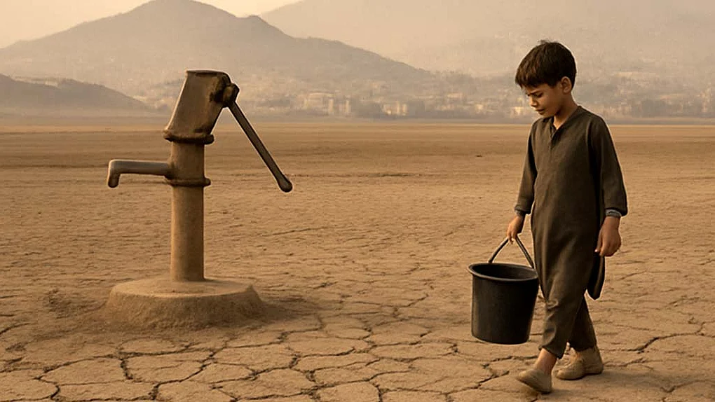 <div class="paragraphs"><p>افغانستان میں آبی بحران کی علامتی تصویر / اے آئی</p></div>