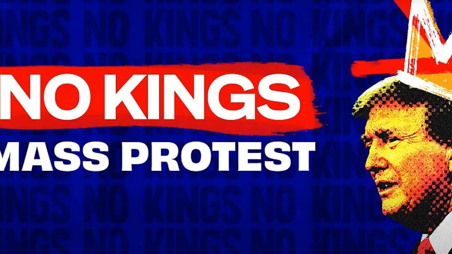 نیویارک کے ہزاروں باشندے ٹرمپ انتظامیہ کے خلاف ملک گیر مظاہروں میں شامل