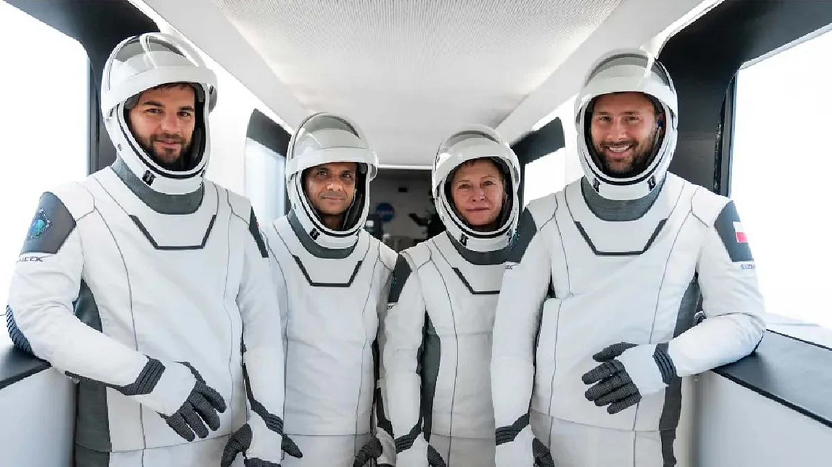 <div class="paragraphs"><p>ایکسیوم مشن کا عملہ / آئی اے این ایس</p></div>