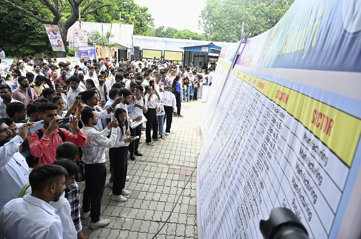 بی جے پی نے بے روزگاری دی، ہم نے اس کے جواب میں ’روزگار میلہ‘ کھڑا کر دیا: ادے بھانو چِب