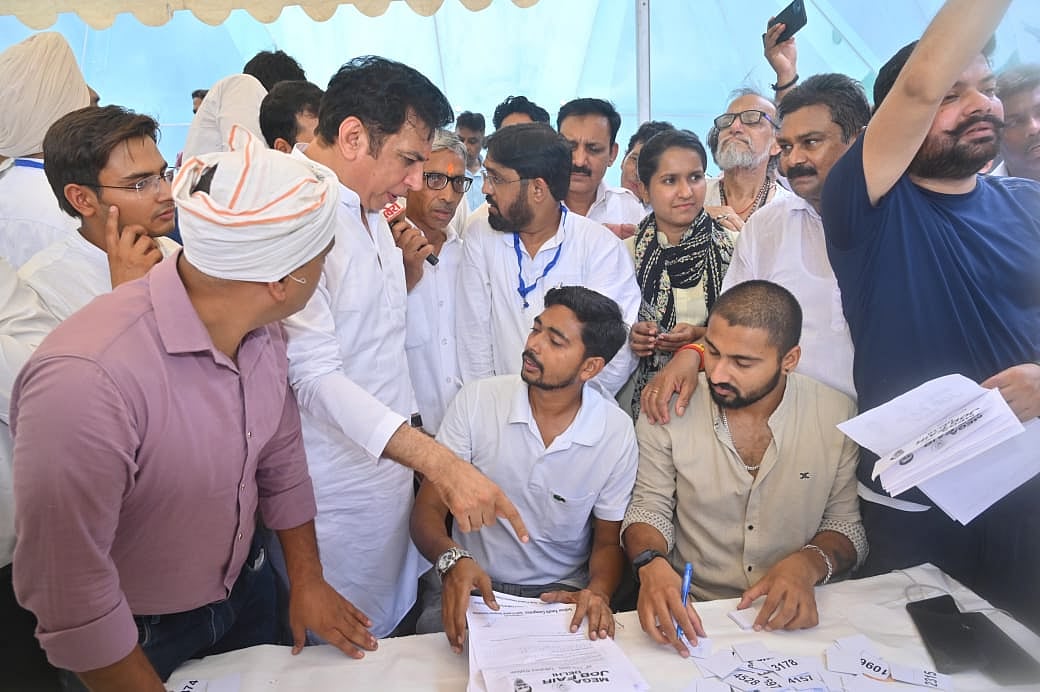 بی جے پی نے بے روزگاری دی، ہم نے اس کے جواب میں ’روزگار میلہ‘ کھڑا کر دیا: ادے بھانو چِب