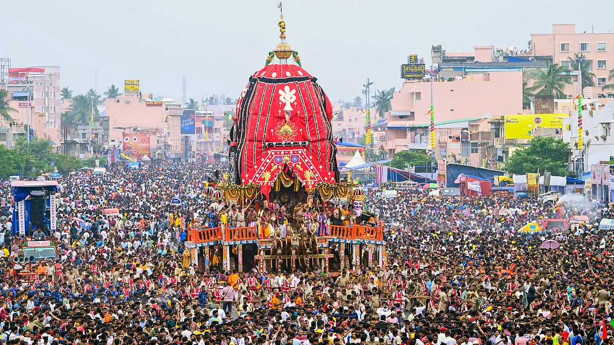 <div class="paragraphs"><p>پوری کی جگن ناتھ یاترا کا منظر / آئی اے این ایس</p></div>