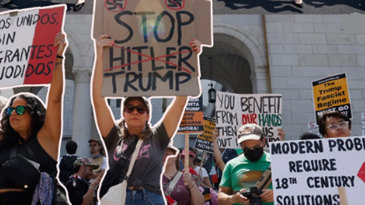 <div class="paragraphs"><p>ٹرمپ کی پالیسیوں کے خلاف مظاہرہ کرتے امریکی شہری۔ تصویر ’انسٹا گرام‘</p></div>