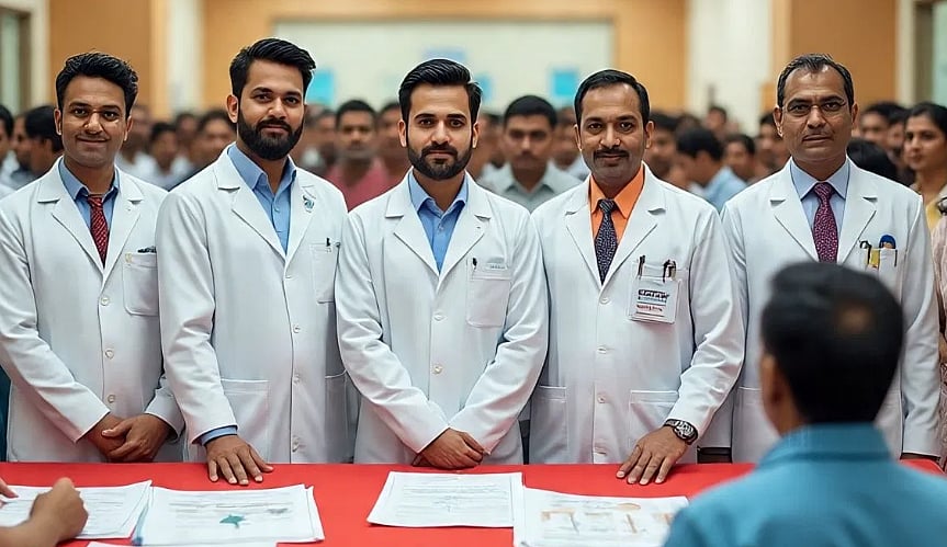 کرکٹروں کی جگہ ڈاکٹروں کی ہوئی نیلامی، ڈاکٹر رضی شاہد کی لگی سب بڑی قیمت، 8 ڈاکٹروں میں 4 مسلم شامل