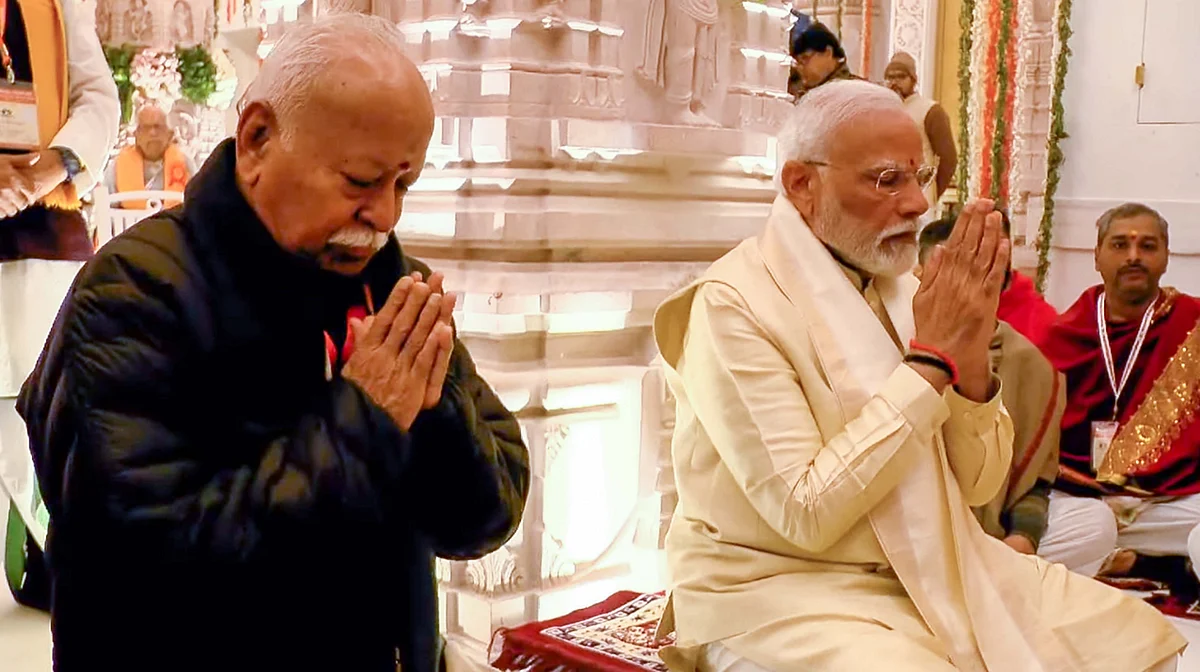 مودی ماڈل کی ترقی عام آدمی سے کوسوں دور، آر ایس ایس سربراہ کا انکشاف