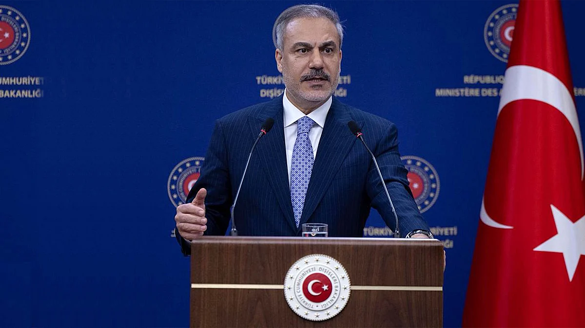 <div class="paragraphs"><p>ترکیہ کے وزیرِ خارجہ حکان فیدان / Getty Images</p></div>