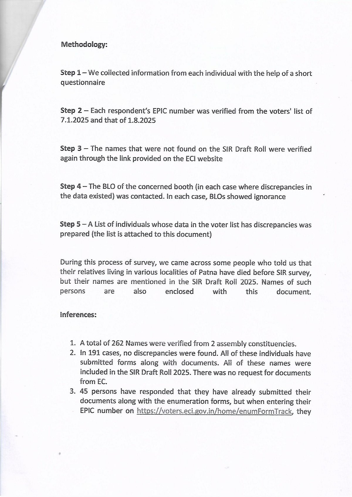ایک سروے نے بہار میں ’ایس آئی آر‘ کی خامیوں سے اٹھا دیا پردہ، پی یو سی ایل نے ثبوت کے ساتھ الیکشن کمیشن کو لکھا خط