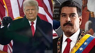 <div class="paragraphs"><p>نکولس مادورو/ڈونالڈ ٹرمپ تصویر سوشل میڈیا</p></div>