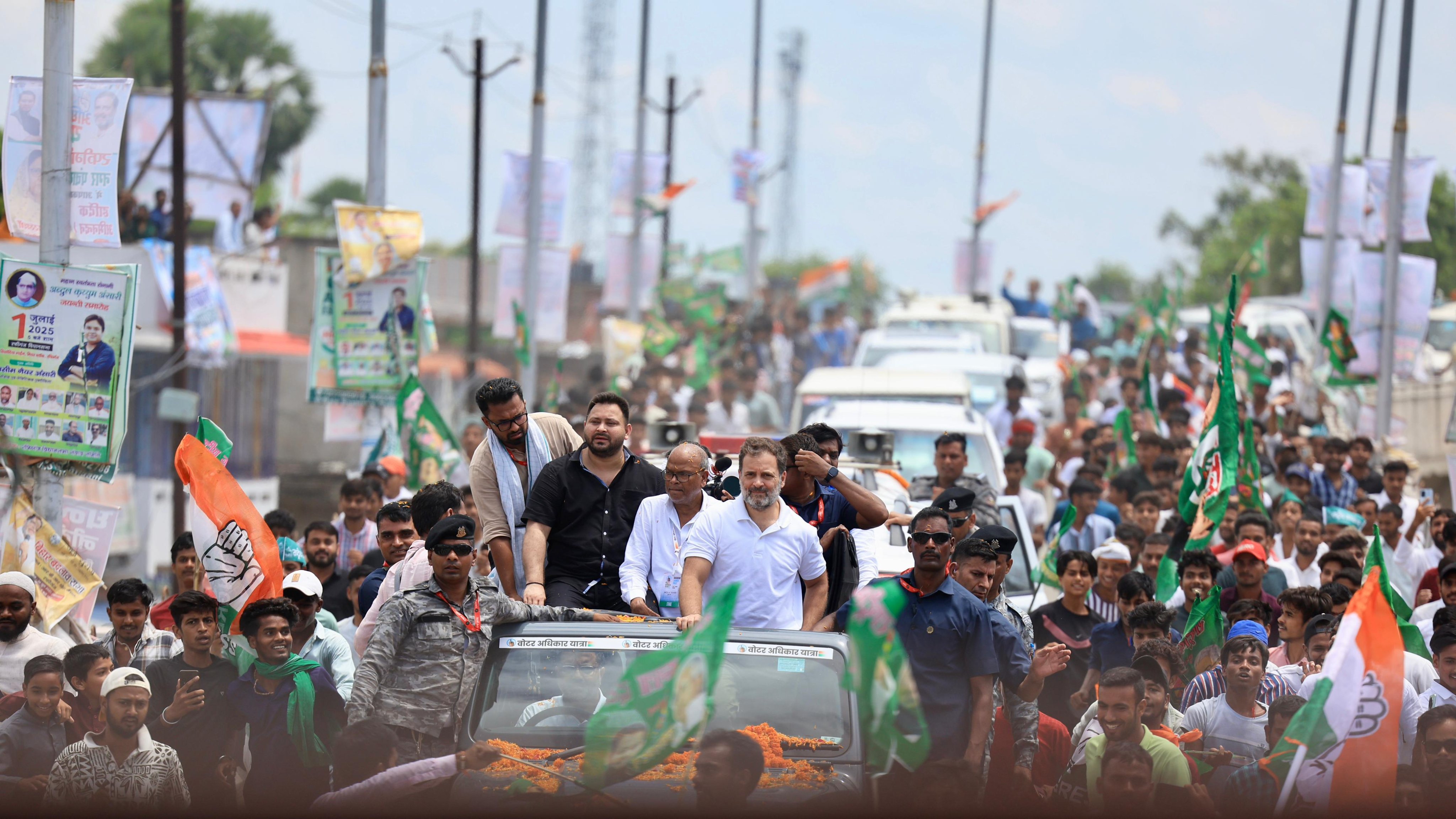 <div class="paragraphs"><p>ووٹر ادھیکار یاترا میں لوگوں کی بھیڑ، تصویر@INCIndia</p></div>