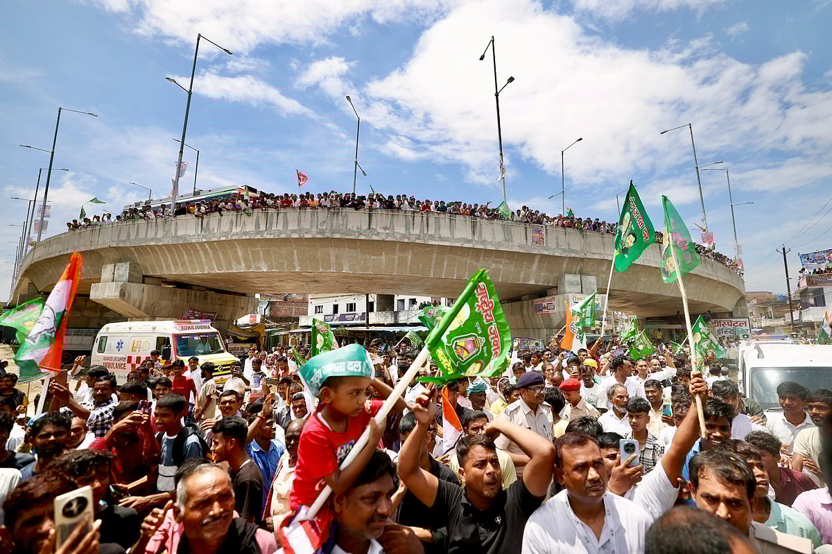 راہل گاندھی کی ’ووٹر ادھیکار یاترا‘ میں دوسرے دن بھی لوگوں کا اژدہام