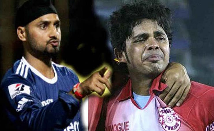 <div class="paragraphs"><p>ہربھجن سنگھ اور شری سنت، تصویر سوشل میڈیا</p></div>