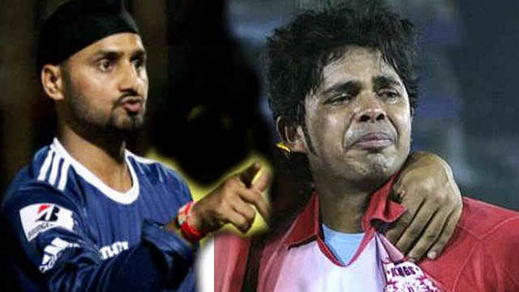 <div class="paragraphs"><p>ہربھجن سنگھ اور شری سنت، تصویر سوشل میڈیا</p></div>