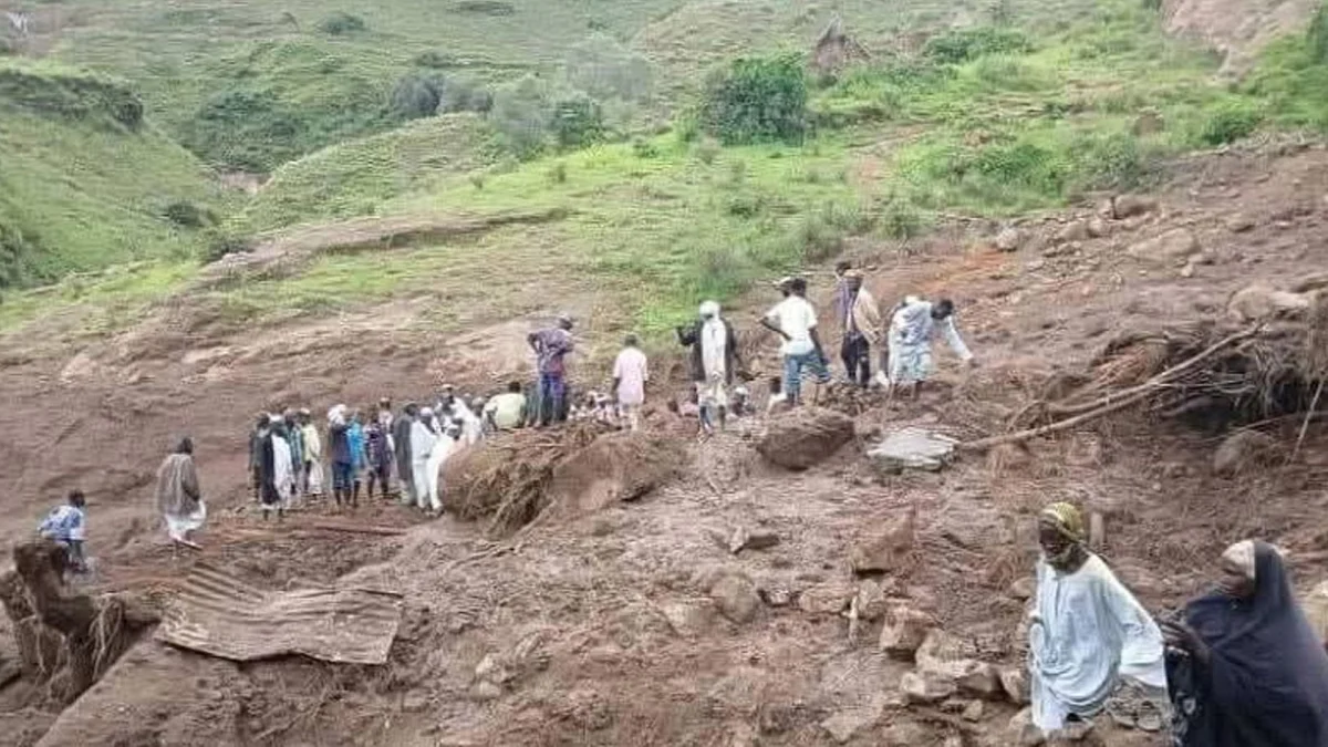 <div class="paragraphs"><p>سوڈان کے ایک گاؤں میں لینڈ سلائڈ سے تباہی۔ تصویر ’ایکس‘ <a href="https://x.com/RomanDa45878579">@RomanDa45878579</a></p></div>