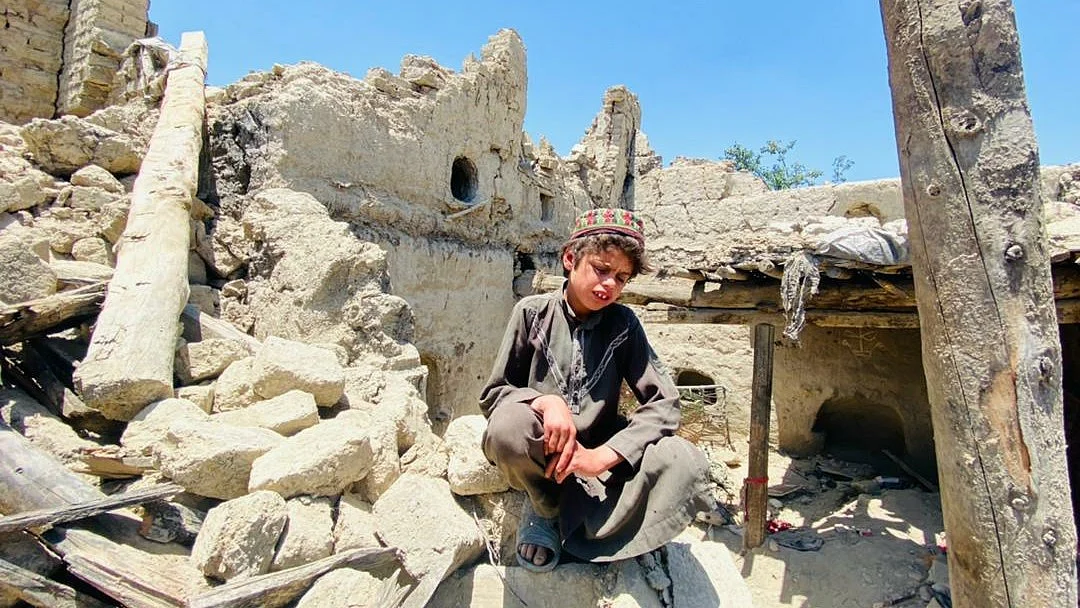 <div class="paragraphs"><p>افغانستان میں زلزلہ کے بعد تباہی کا منظر، تصویر <a href="https://x.com/khalidzadran01">@khalidzadran01</a></p></div>