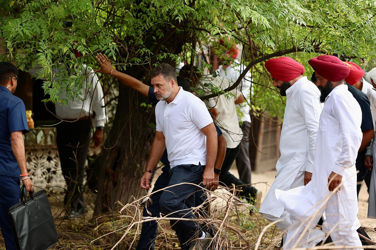 پنجاب: سیلاب متاثرین سے راہل گاندھی نے کی ملاقات، پارٹی لیڈران اور کارکنان سے کہا ’خدمت کرو اور کرتے رہو‘