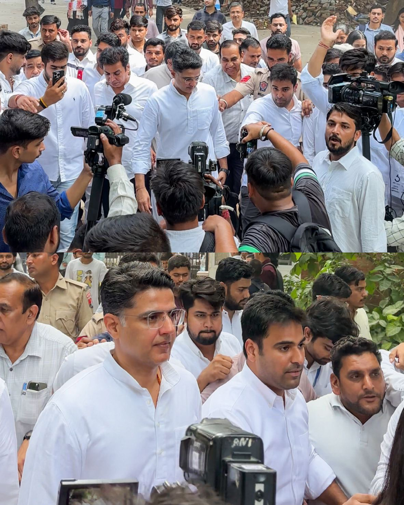 سچن پائلٹ کا دہلی یونیورسٹی کے نارتھ کیمپس کالج کا دورہ، این ایس یو آئی امیدوار کی کامیابی پر کیا اعتماد کا اظہار