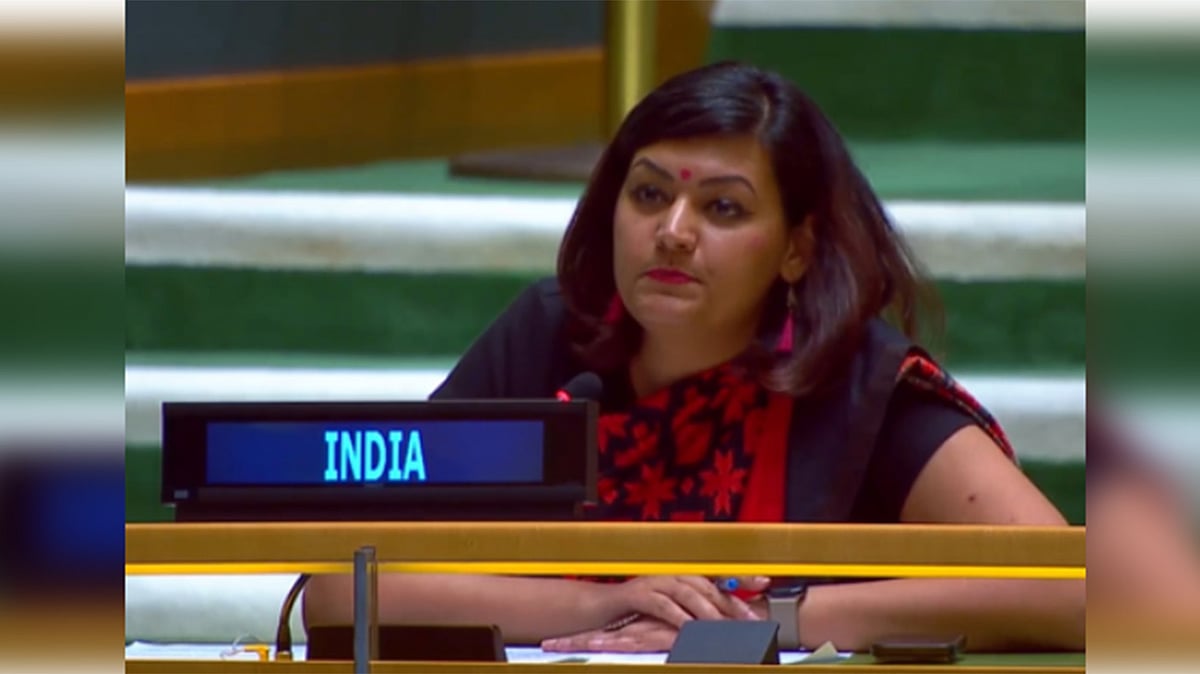 <div class="paragraphs"><p>اقوام متحدہ میں ہندوستان کی نمائندہ پیٹل گہلوت / آئی اے این ایس</p></div>