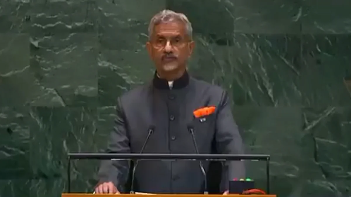 <div class="paragraphs"><p>وزیر خارجہ جے شنکر جنرل اسمبلی میں تقریر کرتے ہوئے/ویڈیو گریب ’ایکس‘</p></div>