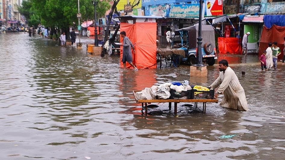 <div class="paragraphs"><p>پاکستان میں سیلاب کا منظر / آئی اے این ایس</p></div>