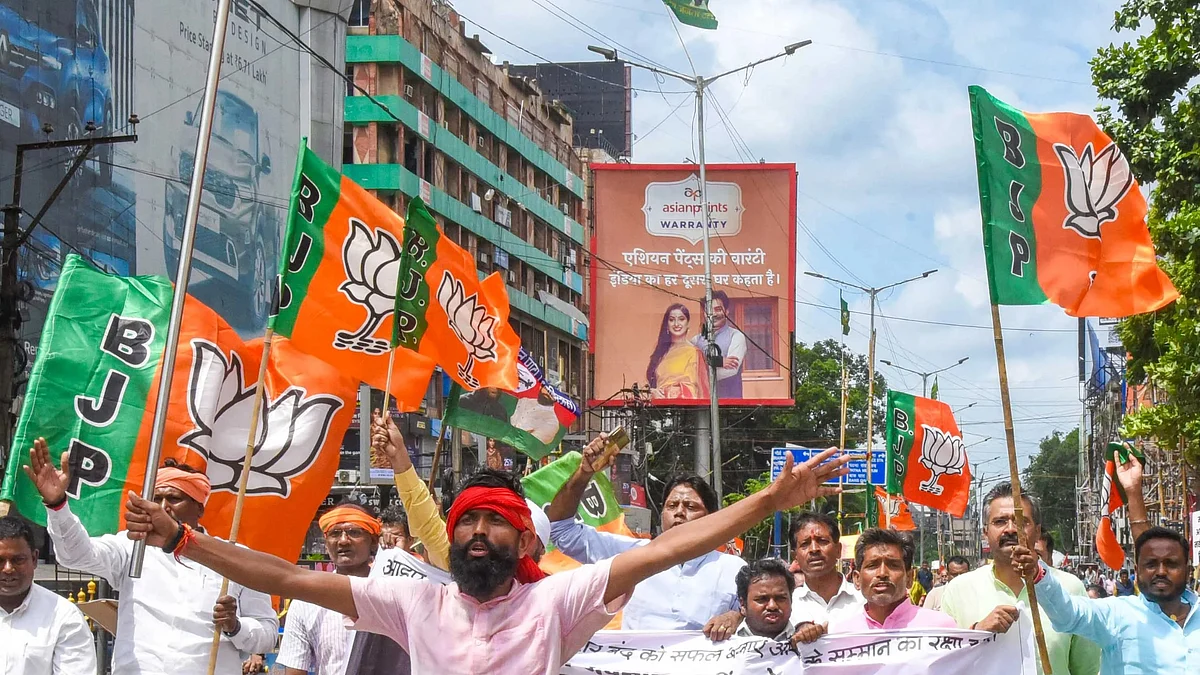 <div class="paragraphs"><p>بی جے پی کارکنان، تصویر آئی اے این ایس</p></div>