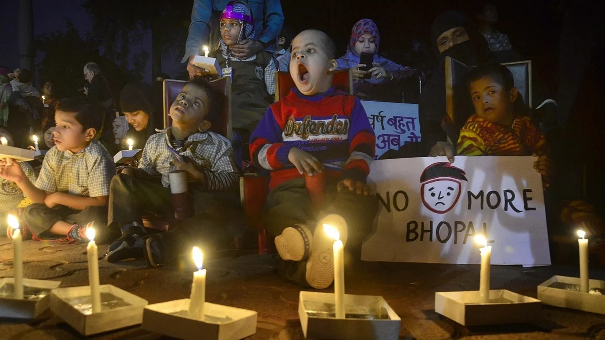 بھوپال گیس متاثرین، تصویر آئی اے این ایس