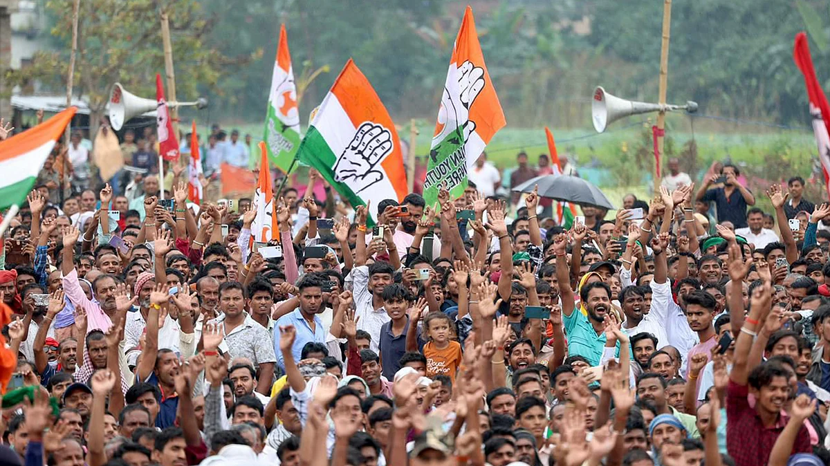 <div class="paragraphs"><p>مہاگٹھ بندھن کے ایک انتخابی جلسہ کا منظر / آئی اے این ایس</p></div>