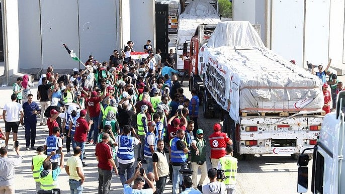 غزہ میں امدادی سامان کی لوٹ مار میں حماس کے ملوث ہونے کے الزام من گھڑت ہیں!