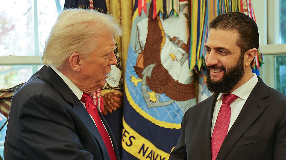 شامی صدر سے ملاقات کے بعد ٹرمپ کے دورۂ دمشق کی ابتدائی تیاریاں شروع