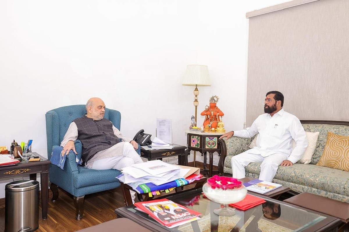 مہاراشٹر: مہایوتی میں تنازعہ کی خبروں کے درمیان ایکناتھ شندے نے امت شاہ سے کی ملاقات