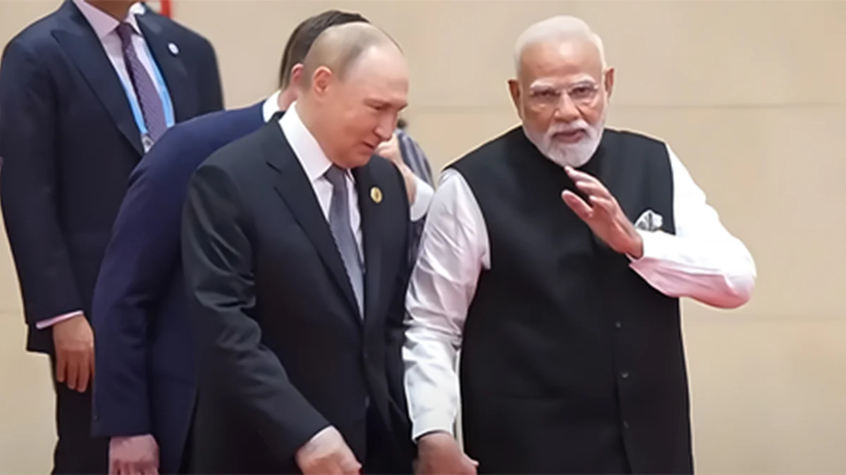 <div class="paragraphs"><p>پی ایم مودی اور صدر پوتن کی فائل تصویر / آئی اے این ایس</p></div>