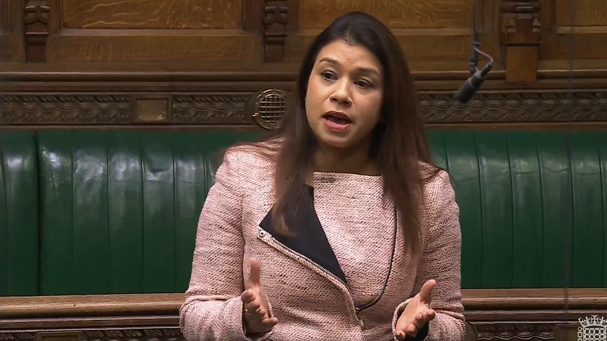 <div class="paragraphs"><p>برطانوی رکن پارلیمنٹ ٹیولپ صدیق، (ویڈیو گریب)</p></div>