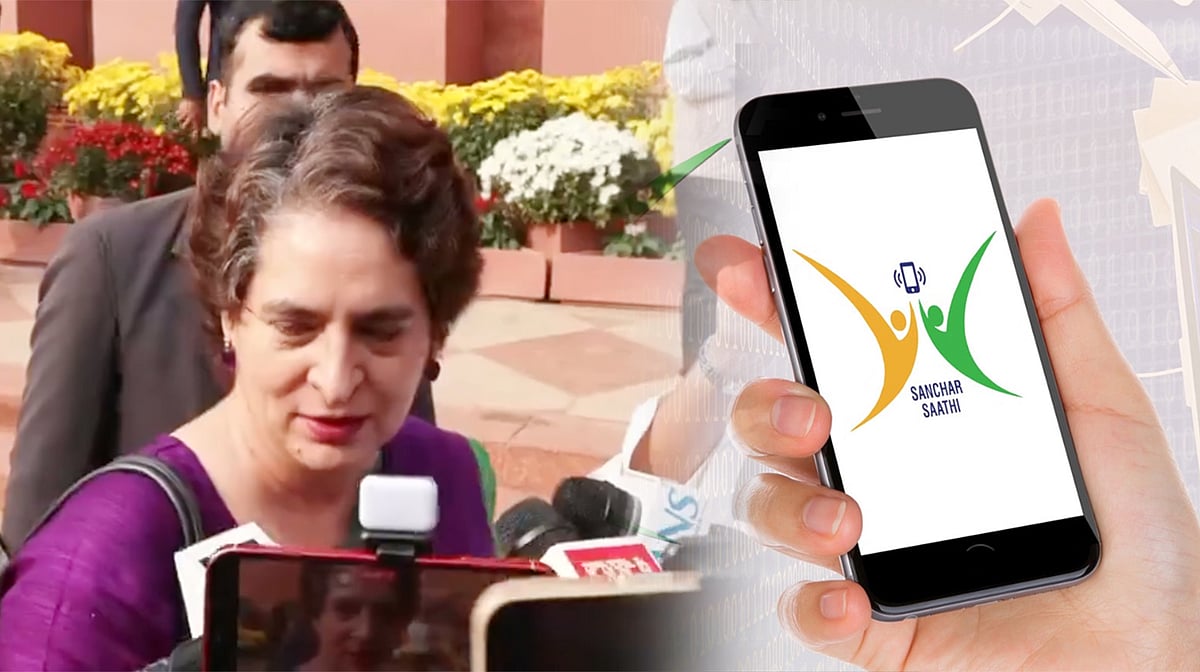 سنچار ساتھی ایپ تنازعہ: ’ملک کو آمرانہ نظام کی طرف دھکیلا جا رہا ہے‘، پرینکا گاندھی کا سخت ردعمل