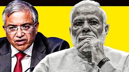 <div class="paragraphs"><p>وزیر اعظم نریندر مودی اور چیف الیکشن کمشنر گیانیش کمار</p></div>