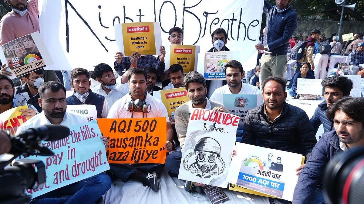 <div class="paragraphs"><p>احتجاجی مظاہرہ کا منظر</p></div>